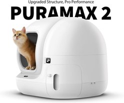 PETKIT PuraMax 2 Self Cleaning Cat Litter Box, White, X-Large: 24-in