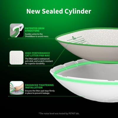 Show full view: PETKIT PuraMax 2 Self Cleaning Cat Litter Box, White, X-Large: 24-in slide 4 of 10