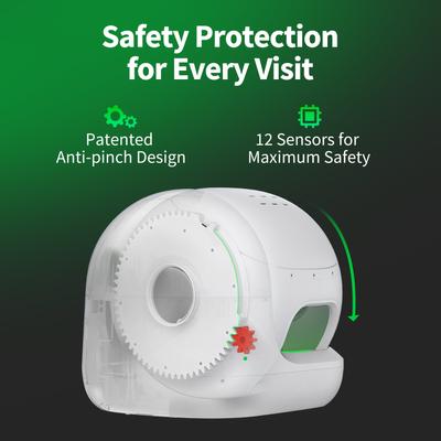 Show full view: PETKIT Purobot Max Pro Automatic Cat Litter Box, White slide 6 of 10