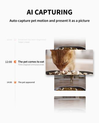 Show full view: PETKIT Yumshare Dual-Hopper with Camera Smart Automatic Dog & Cat Feeder, 5L slide 3 of 11