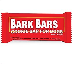Petknowledgy by Spunky Pup Bark Bars Honey & Oats Dog Treat, 1.5-oz, 6 count