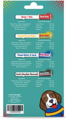 Show full view: Petknowledgy by Spunky Pup Bark Bars Variety Pack Dog Treat, 6-oz bag slide 3 of 3