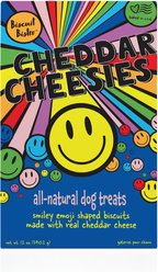Petknowledgy by Spunky Pup Cheddar Cheesies Cheddar Cheese Dog Treat, 12-oz bag
