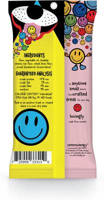 Show full view: Petknowledgy by Spunky Pup Snack Pack Cheddar Cheese Dog Treat, 2.5-oz bag, case of 8 slide 3 of 3