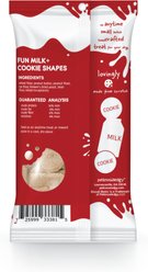 Petknowledgy by Spunky Pup Snack Pack, Milk & Cookies, Peanut Butter Dog Treat, 2.5-oz bag, case of 8 slide 2 of 2