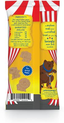 Show full view: Petknowledgy by Spunky Pup Snack Pack Peanut Butter Dog Treat, 2.5-oz bag, case of 8 slide 3 of 4