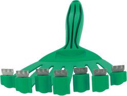 PetKORE GroomRaker Cat Deshedding Tool, Green, Small slide 2 of 9
