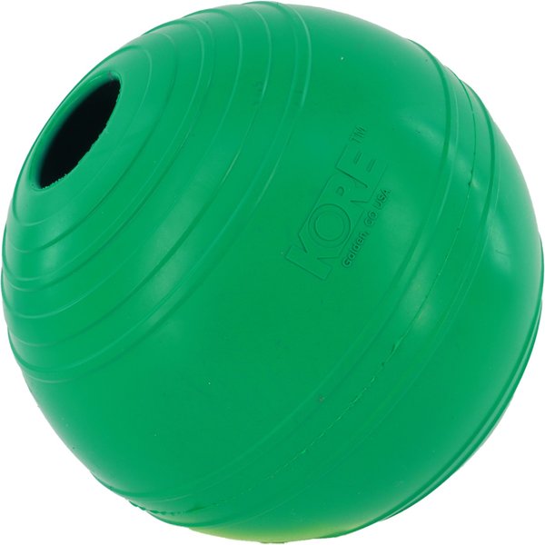PetKORE FloTek Tough Ball Dog Toy, Green