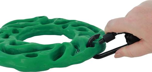 Show full view: PetKORE Luna Ring with Hanging Kit Horse Toy, Green, 9-in slide 7 of 9