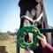 Show in main carousel: PetKORE Luna Ring with Hanging Kit Horse Toy, Green, 9-in slide 6 of 9