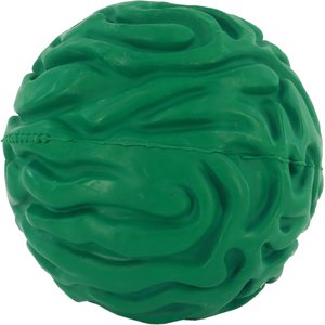 PetKORE Luna Tough Ball Dog Toy, Green, 4-in