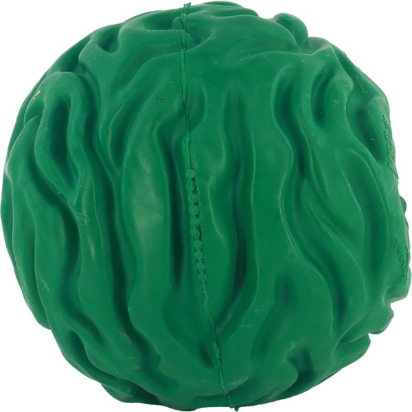 PetKORE Luna Tough Ball Dog Toy, Green, 4-in