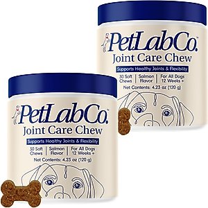 PetLab Co. Joint Care Salmon Flavored Soft Chew Joint Supplement for Dogs, 60 count