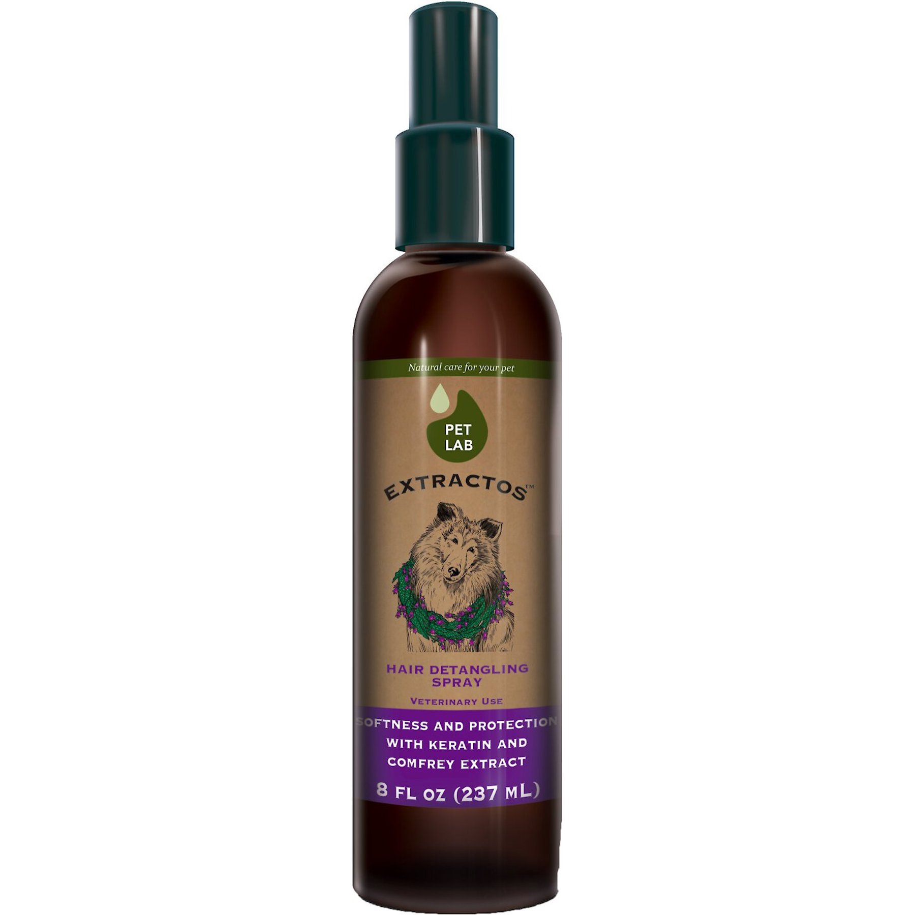 PetLab Extractos Comfrey Extract Detangling Dog Spray, 8-fl oz bottle