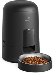 Petlibro Air Automatic Cat Feeder with Battery Powered Dog & Cat Food Dispenser, Black, 2-litter