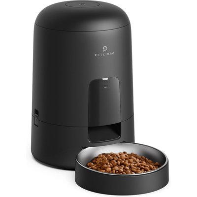 Petlibro Petlibro Air Automatic Cat Feeder with Battery Powered Dog & Cat Food Dispenser, Black, 2-litter
