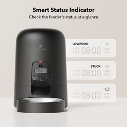 Petlibro Air Automatic Cat Feeder with Battery Powered Dog & Cat Food Dispenser, Black, 2-litter slide 2 of 9