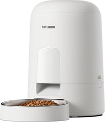 Petlibro Air Automatic Cat Feeder with Battery Powered Dog & Cat Food Dispenser, White, 2-litter