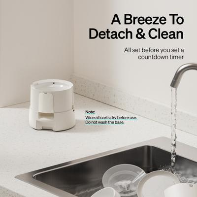 Show full view: Petlibro Air Automatic Cat Feeder with Battery Powered Dog & Cat Food Dispenser, White, 2-litter slide 8 of 12