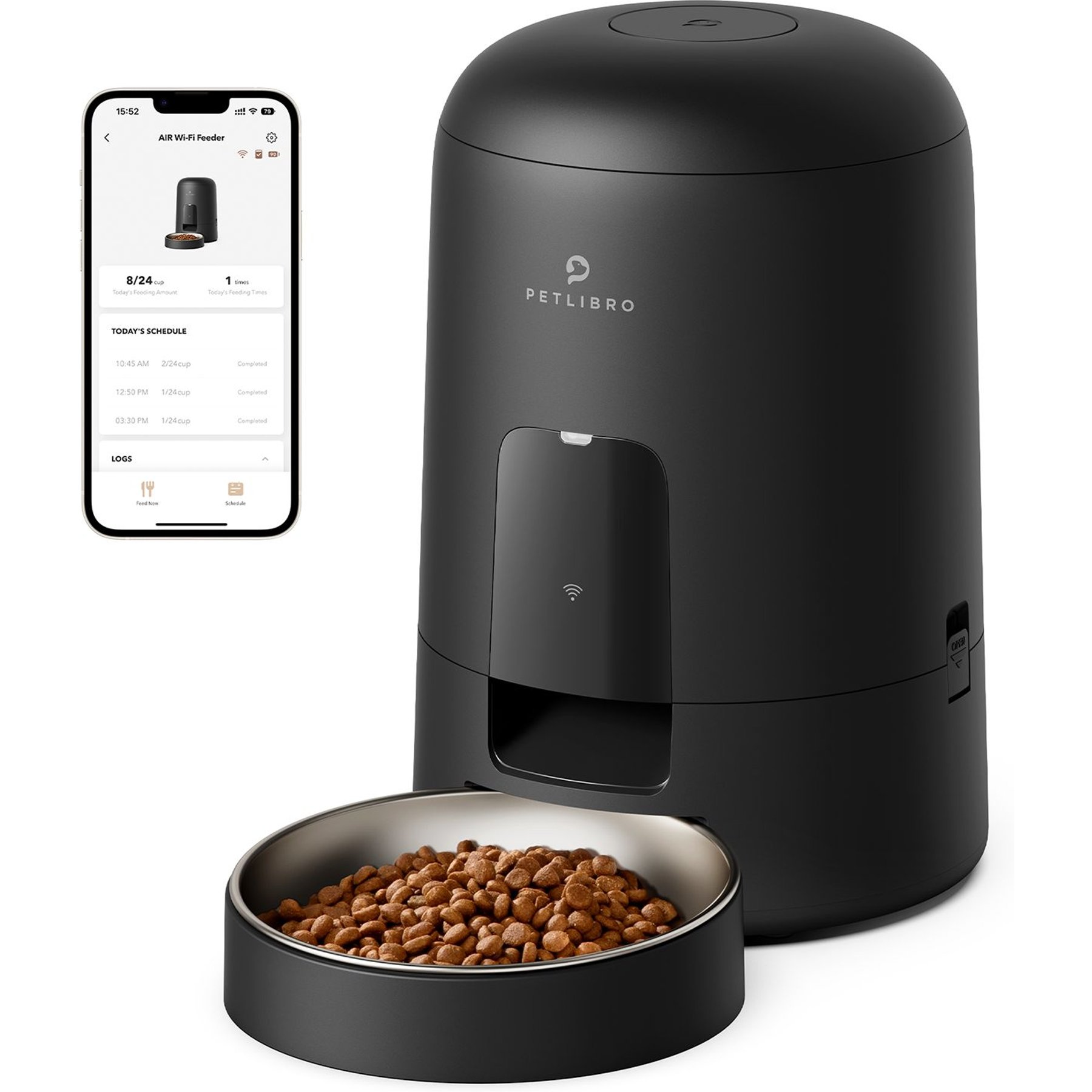 食器・餌やり・水やり用品 PETLIBRO AIR Smart Feeder 2L Amazon | PETLIBRO AIR 自動給餌器 猫用 コードレス タイマー式