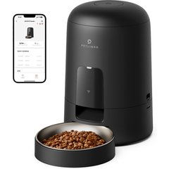 Petlibro Air Wi-Fi Automatic Dog & Cat Feeder, Black, 2-L