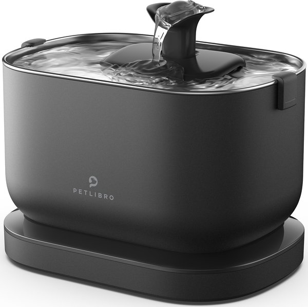 Petlibro Automatic Cat Feeder & Wireless Cat Fountain Set, Black