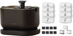 Petlibro Dockstream Battery Operated Cat Water Fountain, 84-oz, Black + Replacement Filter, 8 count