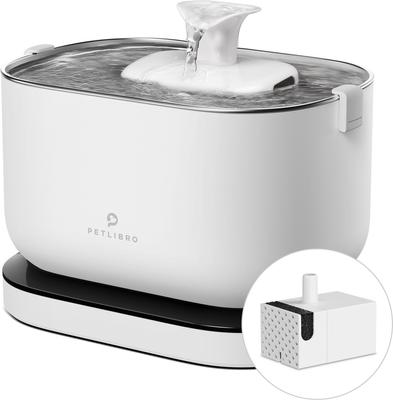 Show full view: Petlibro Dockstream Battery Operated Cat Water Fountain + Replacement Filter, 8 count slide 3 of 9
