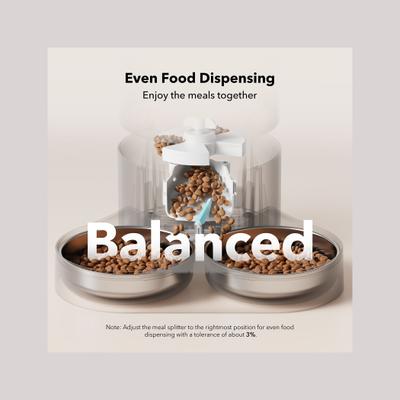 Show full view: Petlibro Granary Automatic Two Cat & Dog Feeder + 3 Pet Food Desiccant Bags, 5L slide 5 of 13