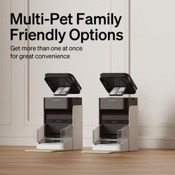 Petlibro One RFID Automatic Cat Feeder with Collar Tag, 3-L, Coffee, 2 count slide 2 of 9