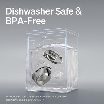 Show full view: Petlibro Stainless Steel Dog & Cat Fountain, 101-oz slide 4 of 12