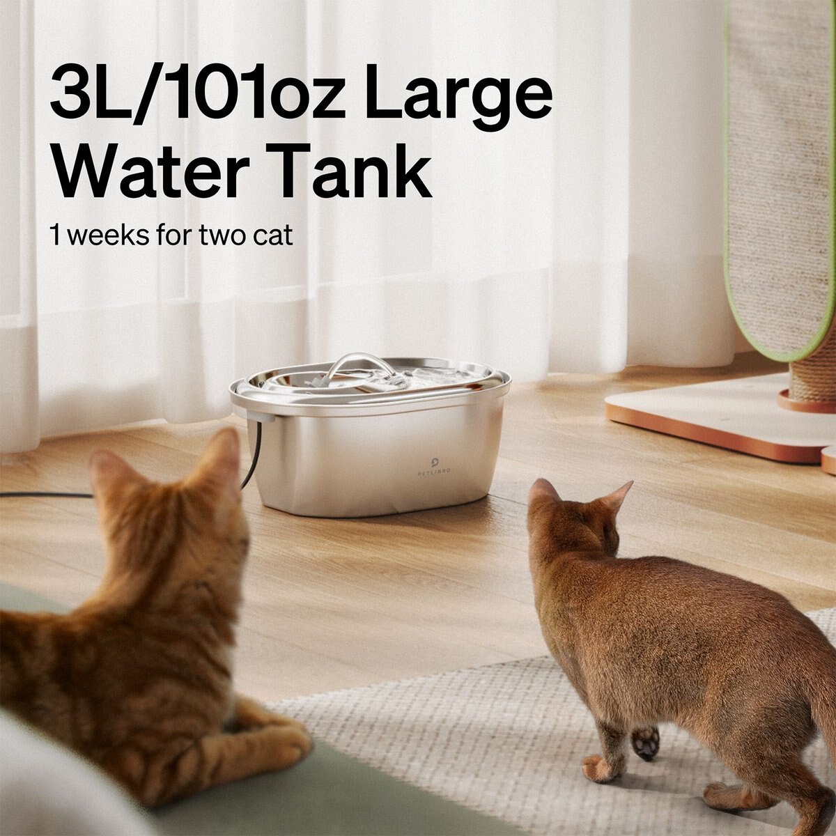 One for Pets Souffle Dog & Cat Fountain, Small: 2.5-L