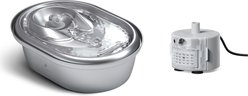 Petlibro Stainless Steel Dog & Cat Water Fountain, 2-L + 1 Replacement Water Pump