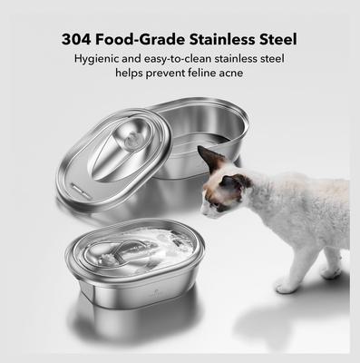 Show full view: Petlibro Stainless Steel Dog & Cat Fountain, 2-L slide 2 of 11