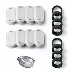 Petlibro Stainless Steel Dog & Cat Water Fountain Replacement Filters, 8 count