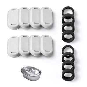 Petlibro Stainless Steel Dog & Cat Water Fountain Replacement Filters, 8 count