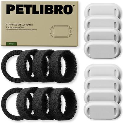 Show full view: Petlibro Stainless Steel Dog & Cat Water Fountain with Fountain Replacement Filters, 8 count slide 3 of 10
