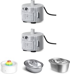 Petlibro Stainless Steel Water Fountain Replacement Pump, 2 count