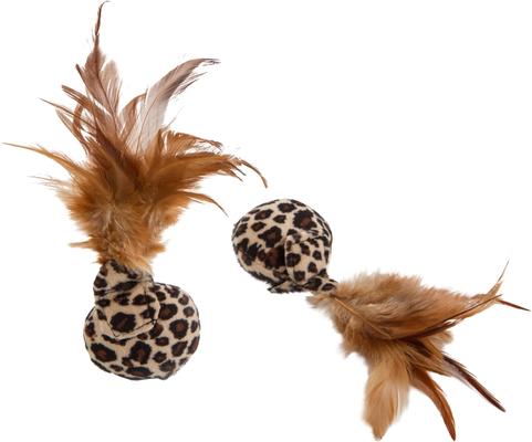 Show full view: Petlinks Feather Flips Feathered Ball Cat Toy slide 4 of 10