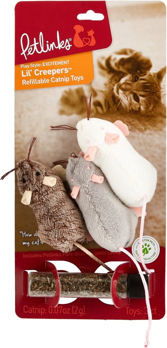Petlinks Knit Nipper Refillable Cat Toy with Catnip