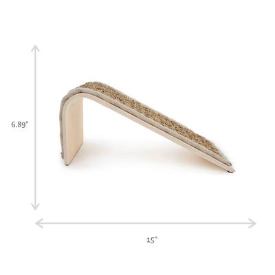 Show full view: Petlinks Sea Ramp Seagrass Cat Scratcher Toy with Catnip slide 2 of 10
