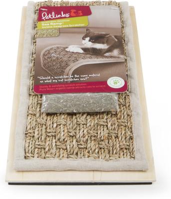 Show full view: Petlinks Sea Ramp Seagrass Cat Scratcher Toy with Catnip slide 6 of 10