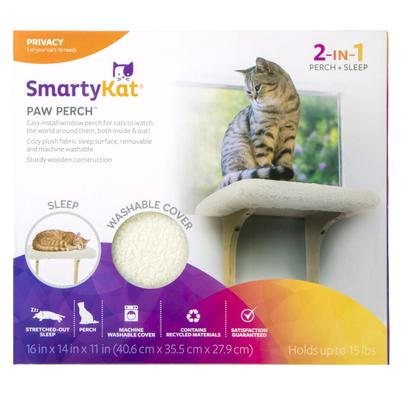 Show full view: Petlinks SmartyKat Paw Perch Padded Indoor Cat Window Perch slide 6 of 7