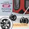 Show in main carousel: PetLuv Premium Pet Stroller, Soft-Sided Carrier & Travel Crate, Red, Large slide 9 of 11