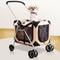 Show in main carousel: PetLuv Premium Pet Stroller, Soft-Sided Carrier & Travel Crate, Tan, Large slide 1 of 11