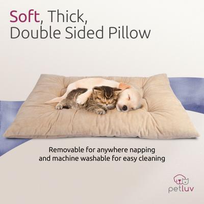 Show full view: PetLuv Premium Rolling Soft-Sided Cat & Dog Carrier on Wheels, Tan, Large slide 9 of 11