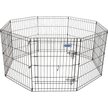 Show in main carousel: Petmate 8-Panel Wire Dog Exercise Pen with Door, Black, Intermediate slide 2 of 7