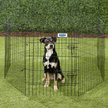 Show in main carousel: Petmate 8-Panel Wire Dog Exercise Pen with Door, Black, Intermediate slide 4 of 7