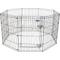 Show in main carousel: Petmate 8-Panel Wire Dog Exercise Pen with Door, Black, Large slide 2 of 7