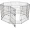 Show in main carousel: Petmate 8-Panel Wire Dog Exercise Pen with Door, Black, Large slide 3 of 7